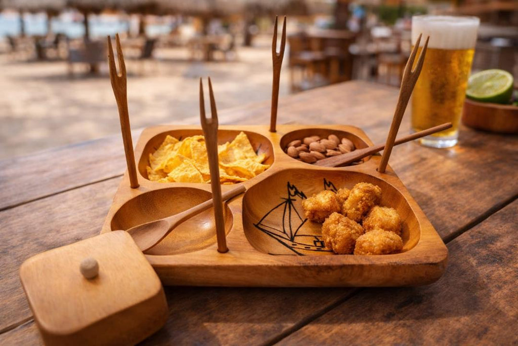 rotating snack tray