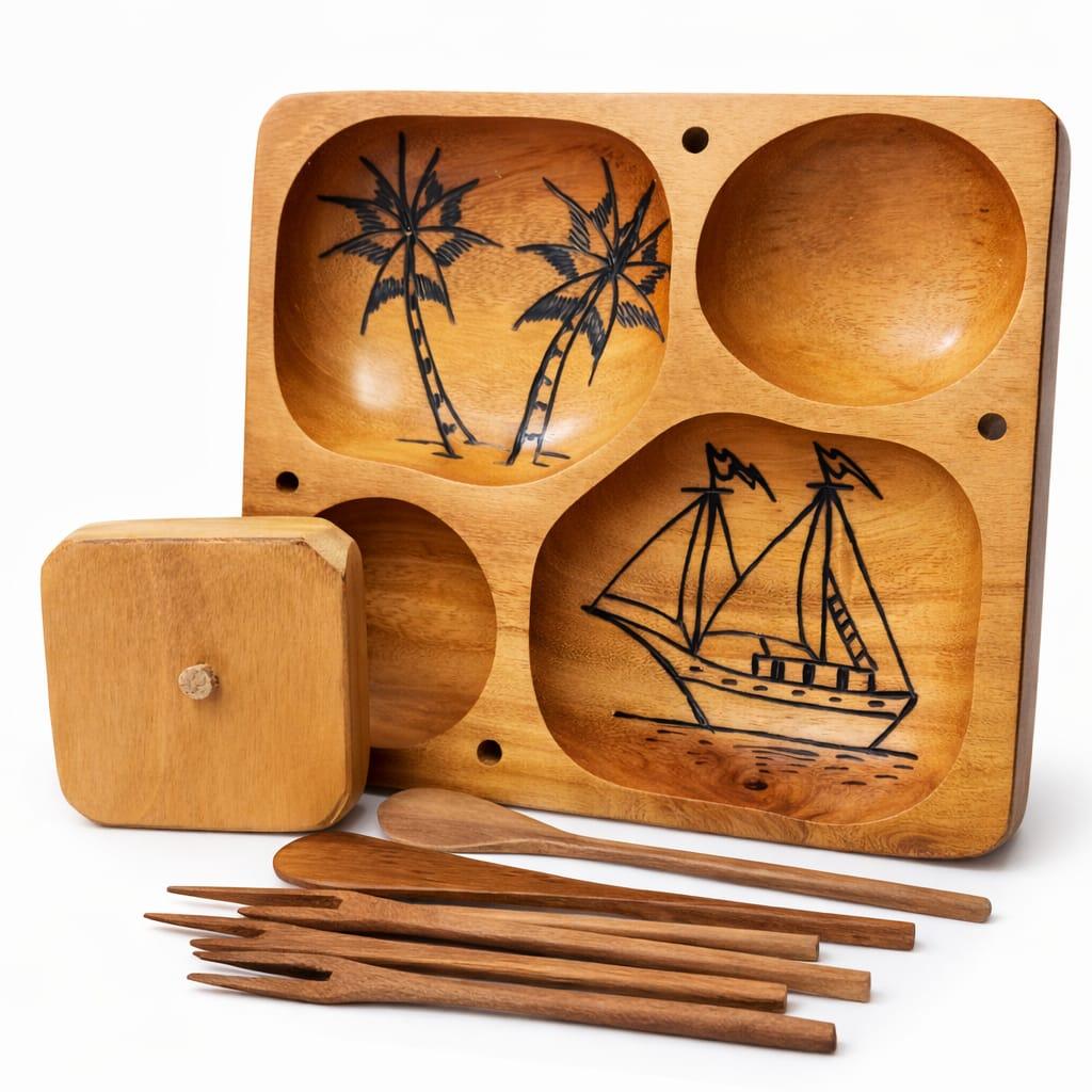 rotating snack tray