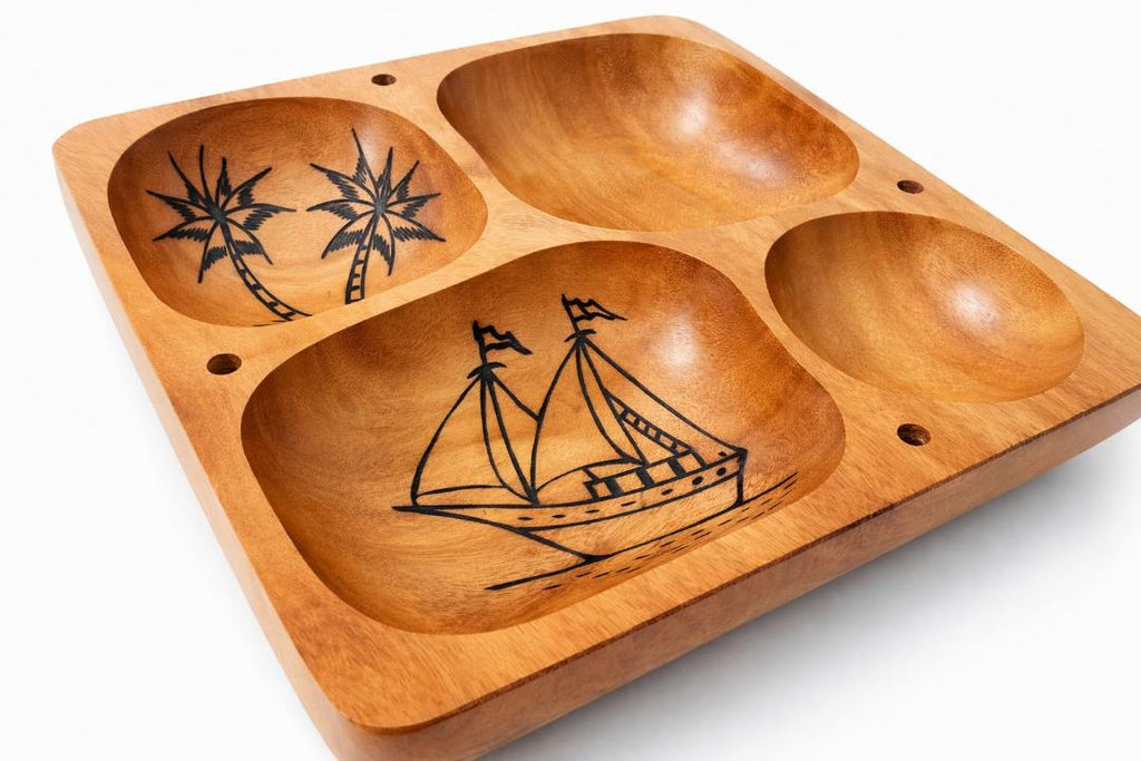 rotating snack tray