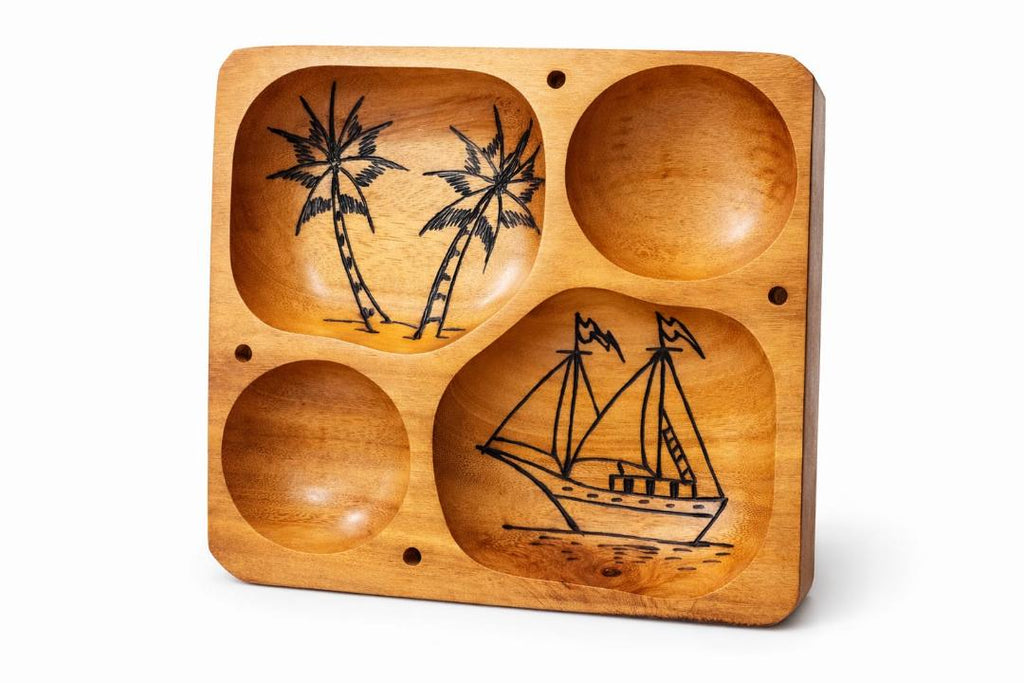 rotating snack tray