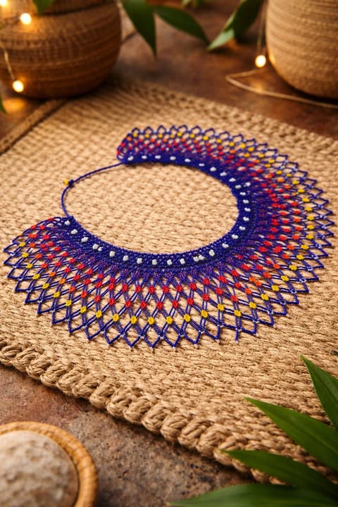 BRAZILIAN ARTISAN BEADED COLLAR