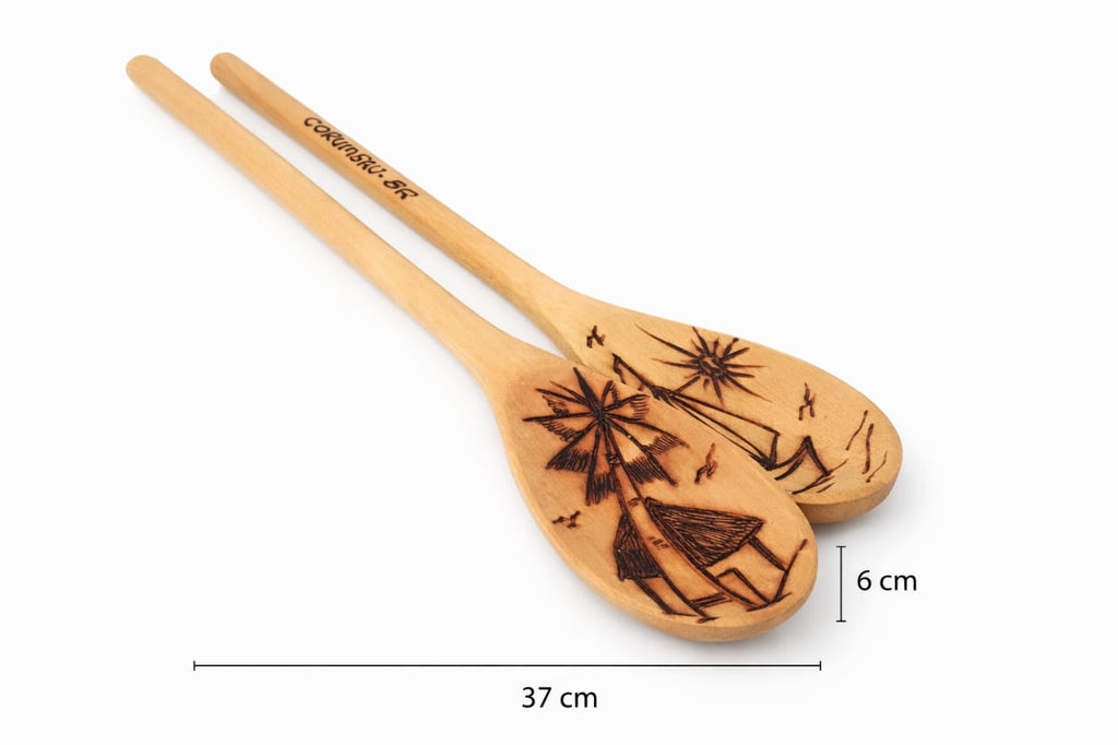 Brazilian Coastal Story Wooden Spoon Set
