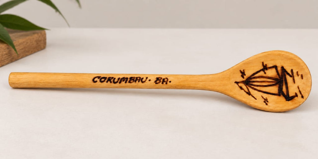 Corumbau Coastal Spoon — Handcrafted Brazilian Wood Art