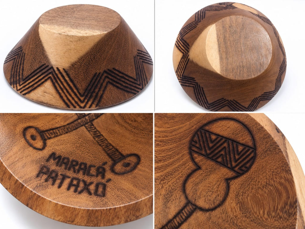 One-of-a-Kind Brazilian Hand-Carved Wood Art