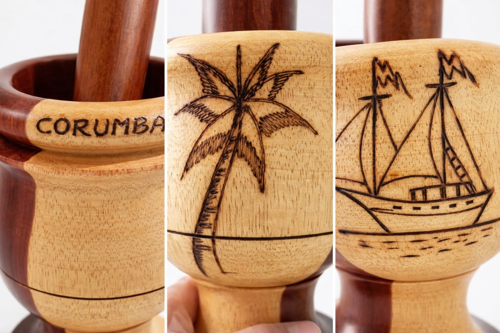 handcrafted pestle