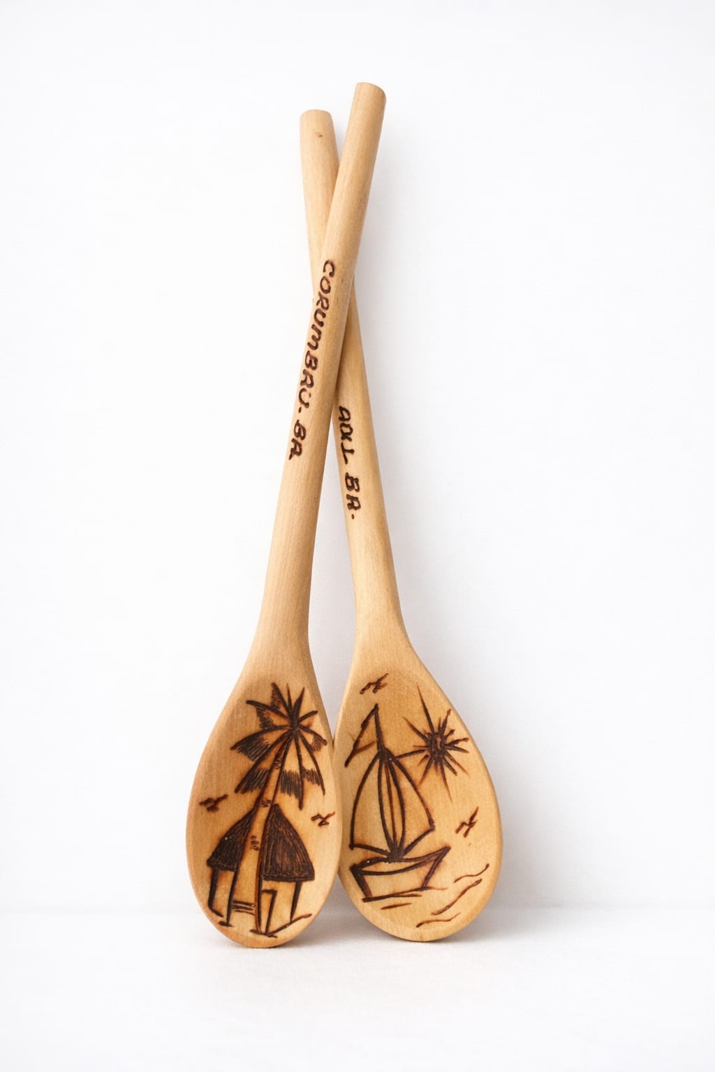 Brazilian Coastal Story Wooden Spoon Set