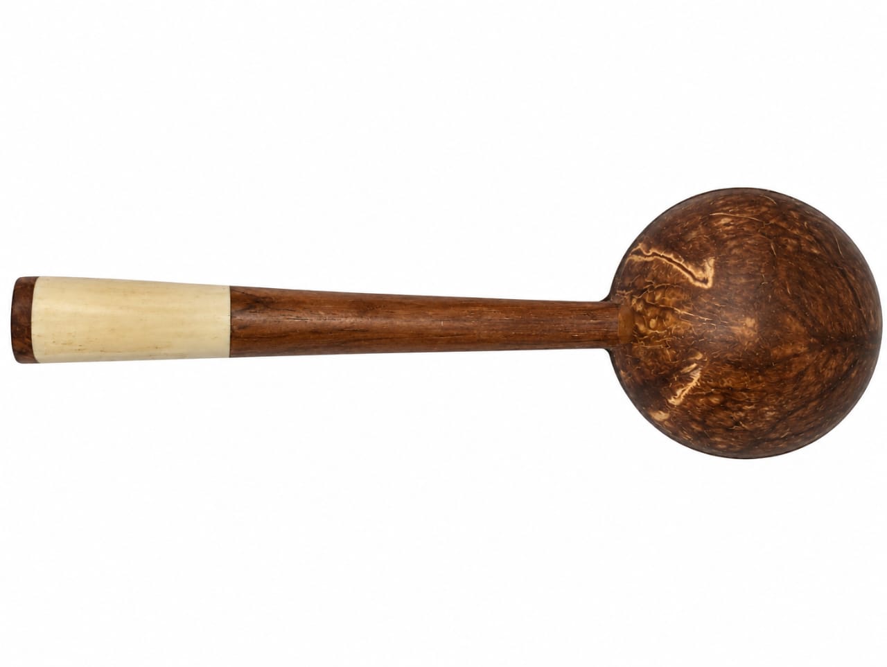 Brazilian Coconut Shell Serving Ladle — Handcrafted in Brazil