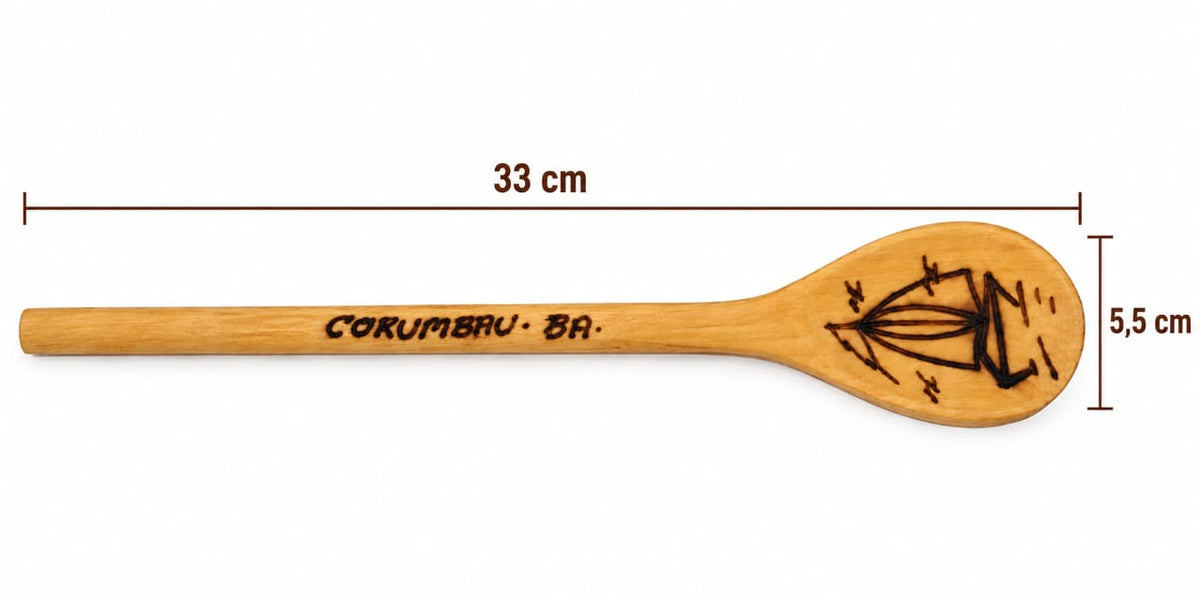 Corumbau Coastal Spoon — Handcrafted Brazilian Wood Art