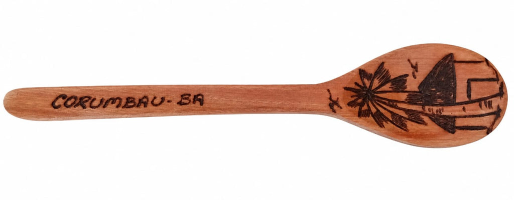 Hand-Carved Brazilian Wooden Spoon